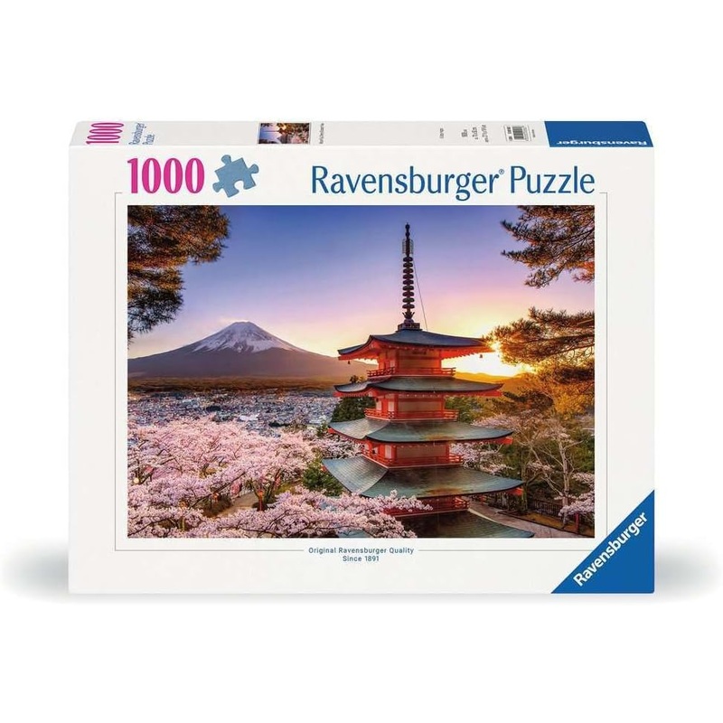 Mount Fuji Cherry Blossom View 1000 Pc Puzzle