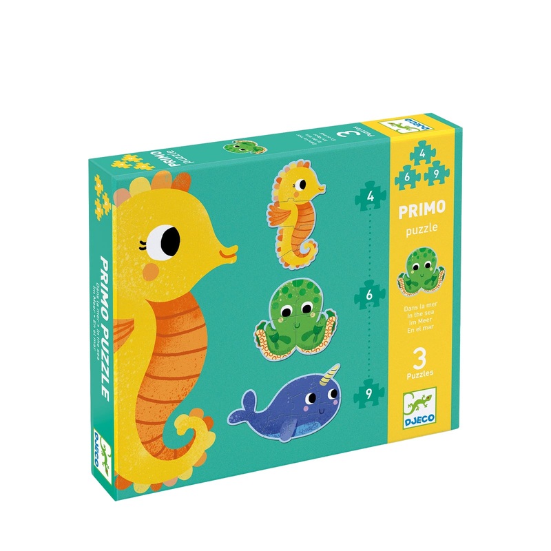 4 Progressive Puzzles – In The Sea