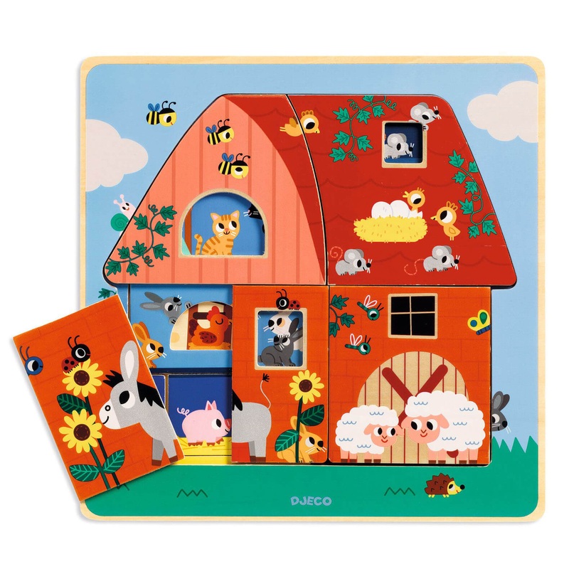 3 Layer Wooden Puzzle – Chez Moo