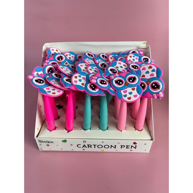 Cute Stylish Owl Shape Floopy Pen (Pack of 1)