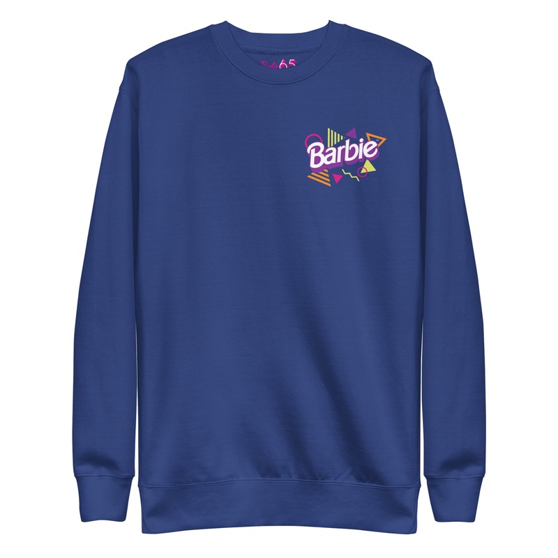 Barbie 1990’s Forever Iconic Hot Skatin’ Blue Sweatshirt